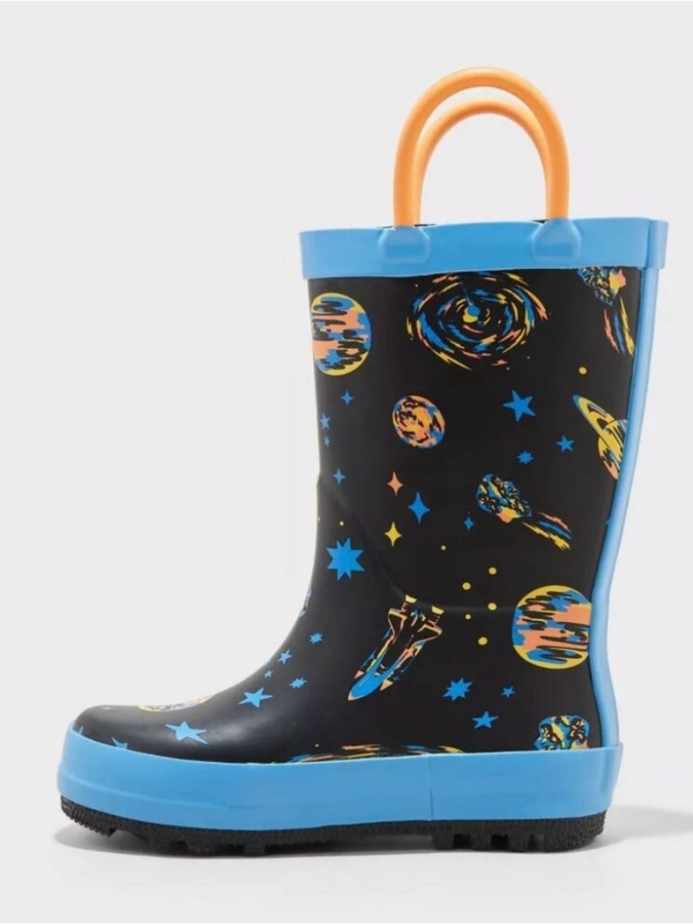 NWOT Cat & Jack Space Print Rain Boots Toddler Boy Girl Unisex